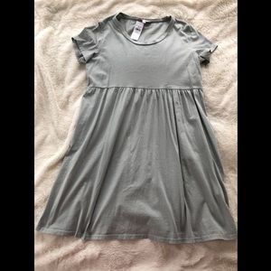 Pastel blue/green babydoll dress